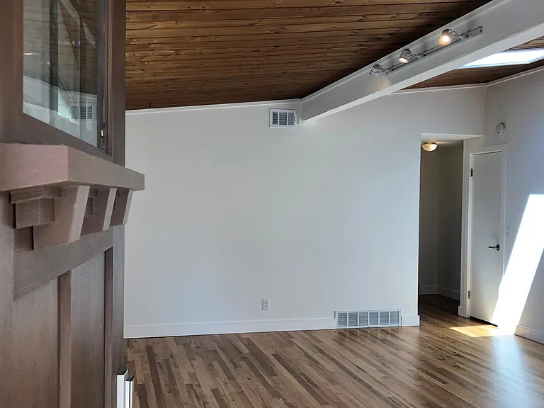 Interior view from the entrance door.