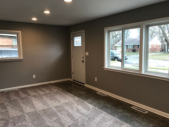 Entry Door and Living Room