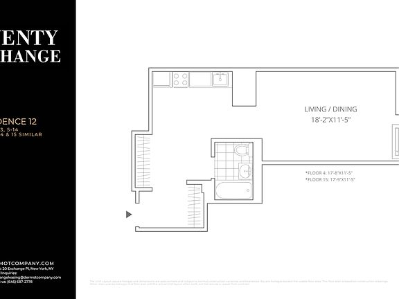 2nd image of 20 Exchange Pl APT 1012