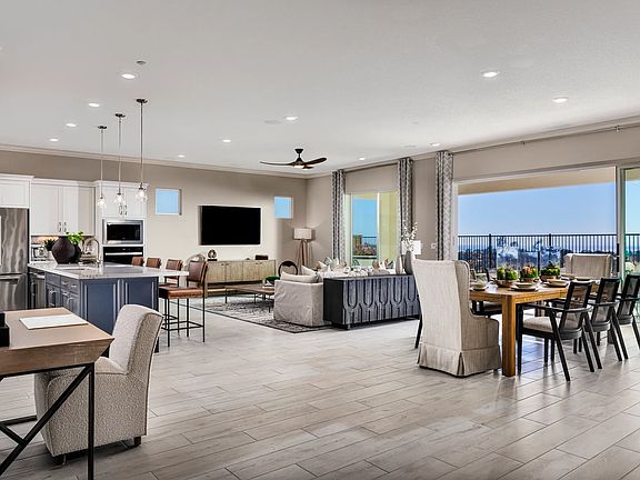 Expansive Great Room Kitchen of Home