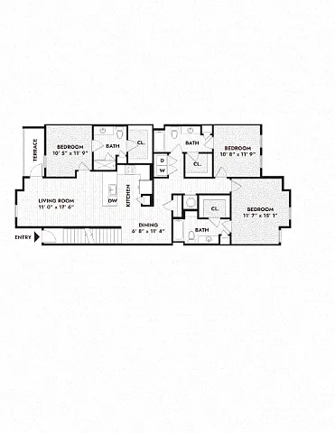 Floor plan 3B