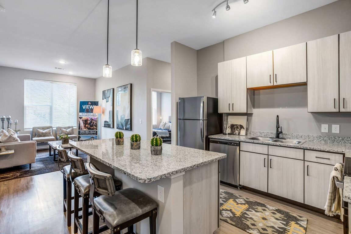 Open Floor Plan Living and Dining Area