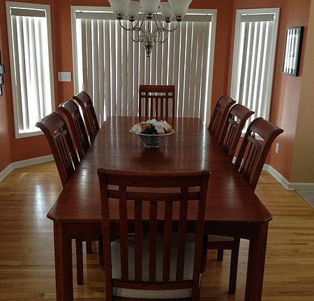 Dining
						:
						Dining seats up to 14. Sliding glass doors open to backyard patio for grilling.