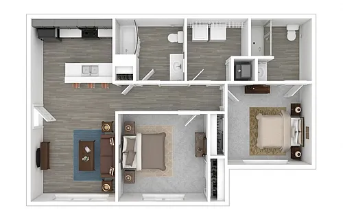 Floor plan 2 Bedroom