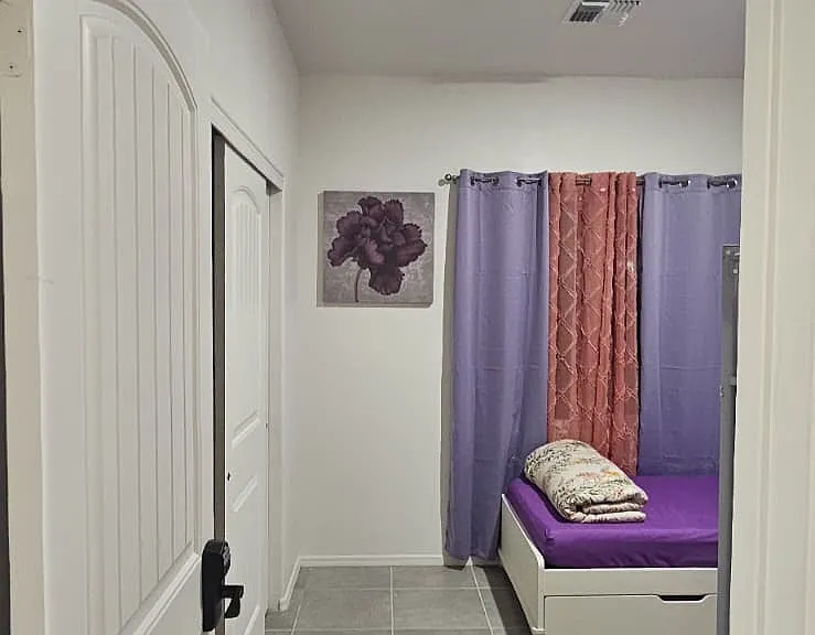 Bedroom 3 - 4 twin beds - 1 bunk bed & 1 twin bed with trundle. Sleeps upto 4 pax.