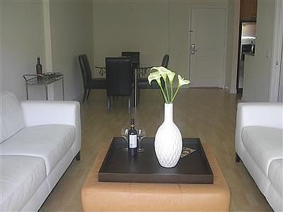 Living/Dining areas as viewed from balcony