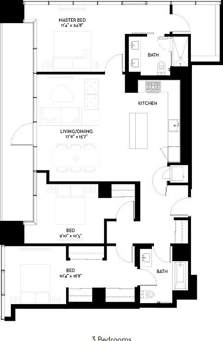 1st image of 1230 S Indiana Ave #5707