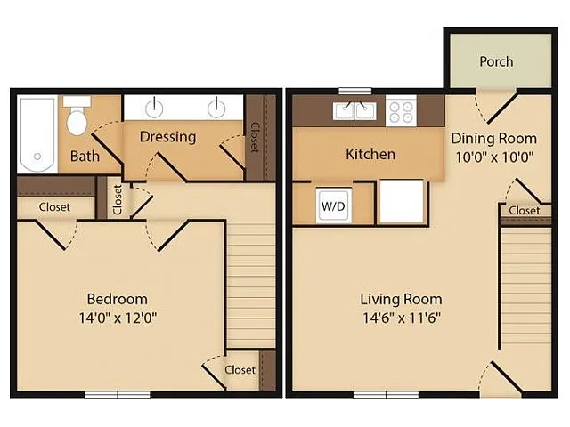 Floor plan Warner