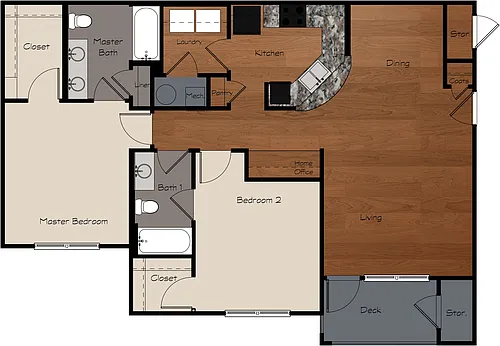 Floor plan B1 - Premium