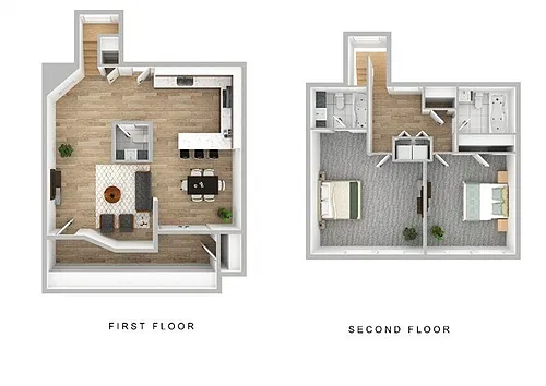 Floor plan Caddo Maple Townhome