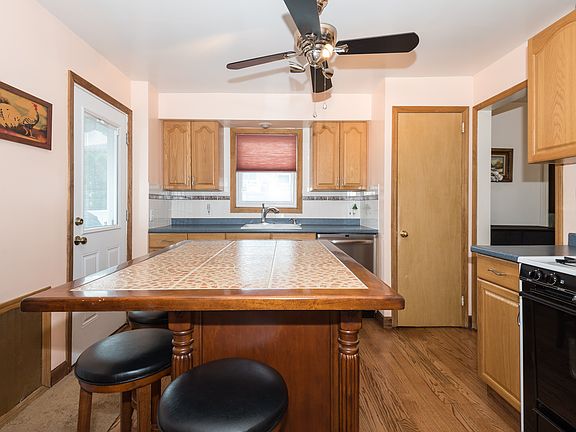 kitchen window view of yard