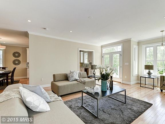 Spacious Family Room with treed views