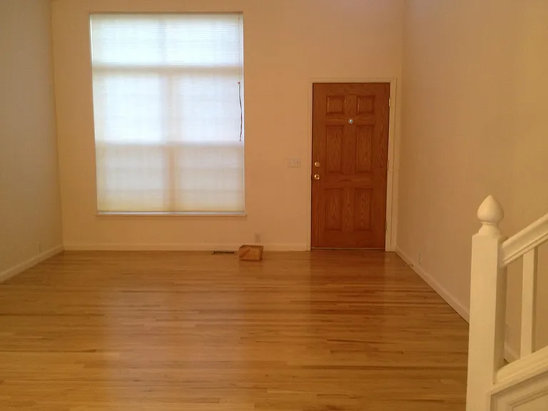View of Front Door / Living Room from the Dining Room (see floor plan)