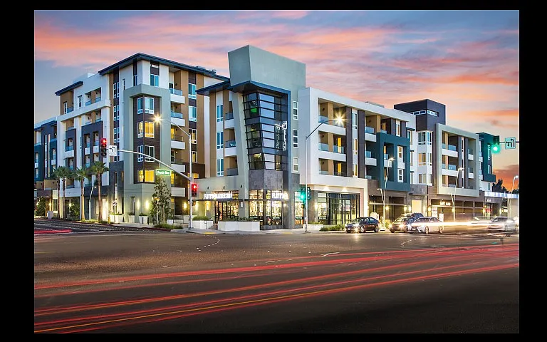 Building Night Shot | Elan Huntington Beach | Luxury Apartments Huntington Beach CA