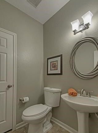 Downstairs hall half bath