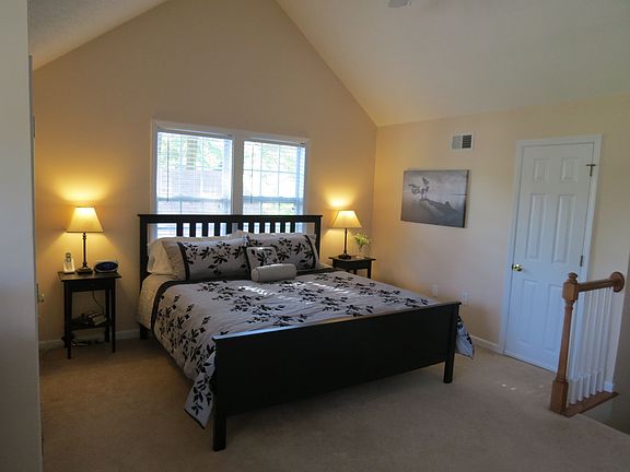 Spacious master suite