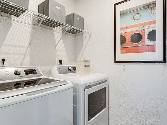 Convenient laundry room