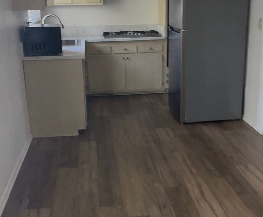 Dining area and kitchen