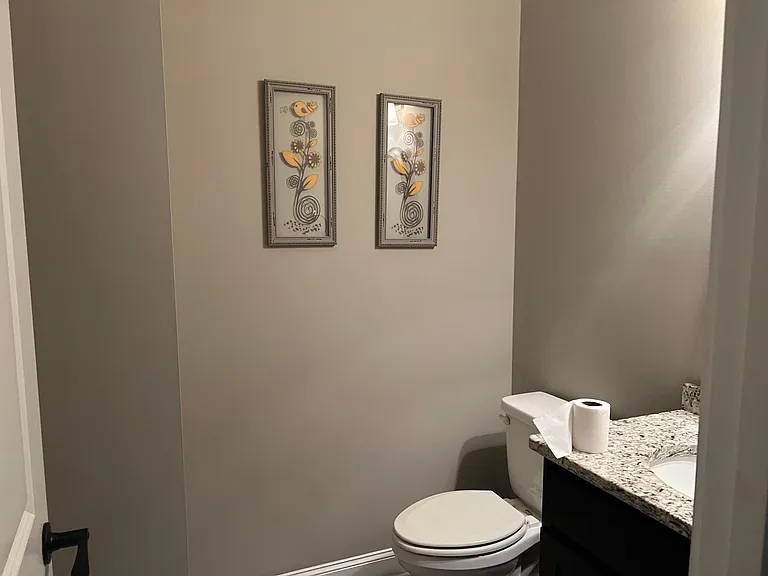 Downstairs half bath