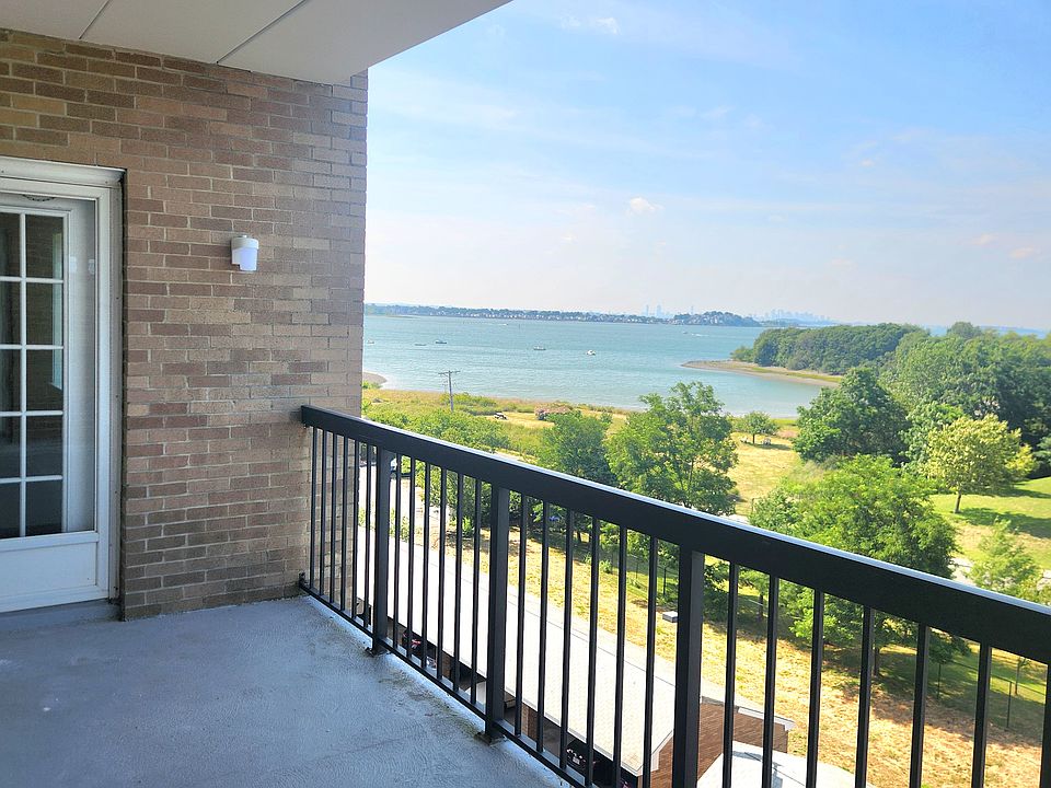 Balcony View of Hingham Harbor and Boston