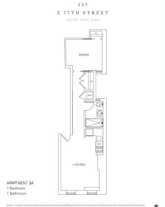 2nd image of 337 E 77th St APT 3A