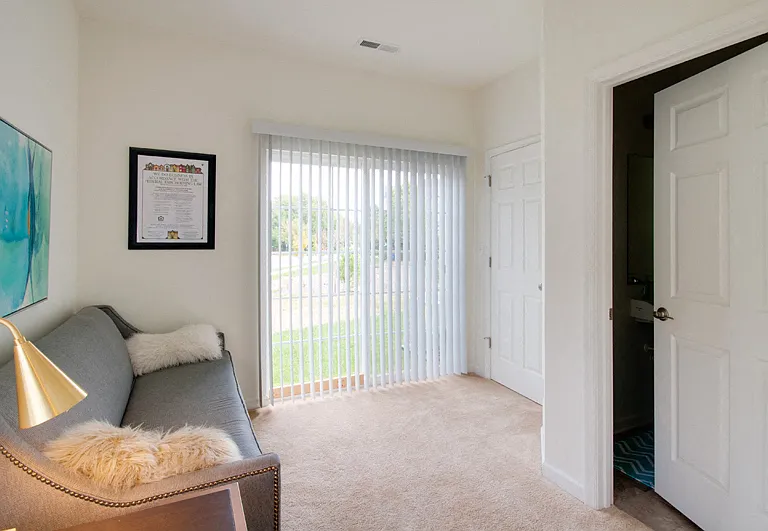 Utilize one of the bedrooms as a den!