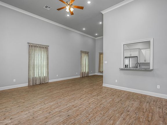 Living room with breakfast bar