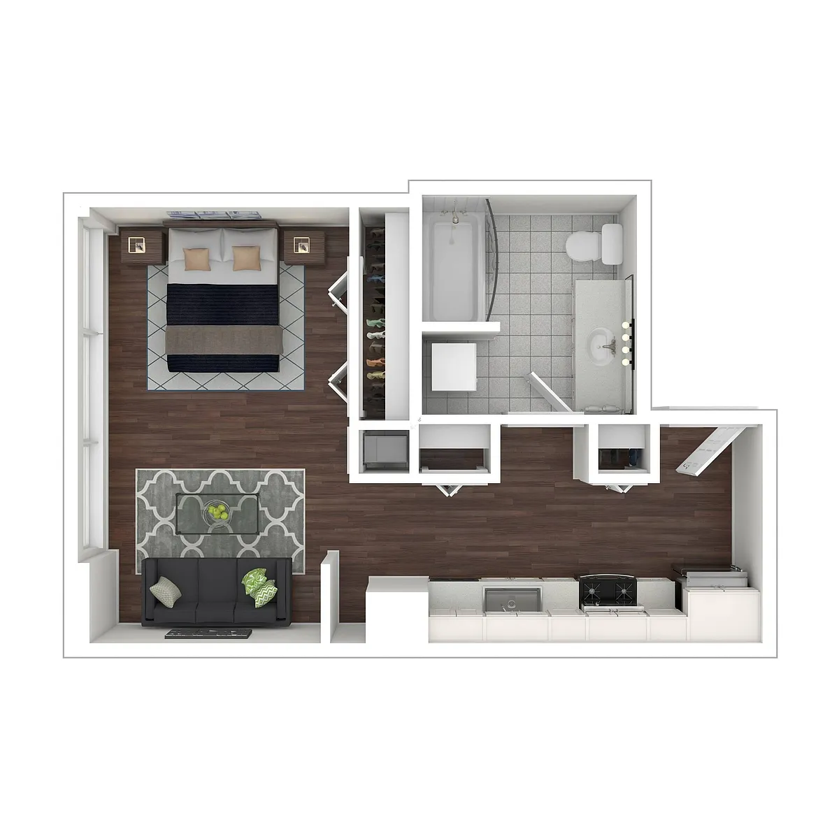 Floor plan Studio e13.1