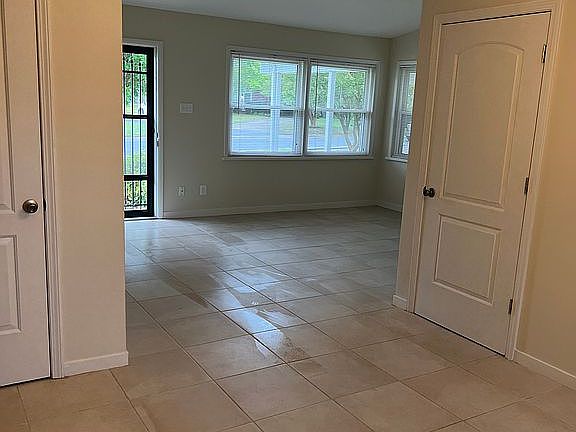 Living room and dining room