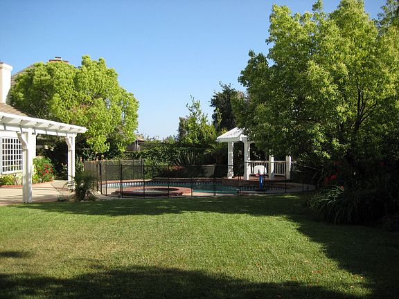 Yard and Pool View