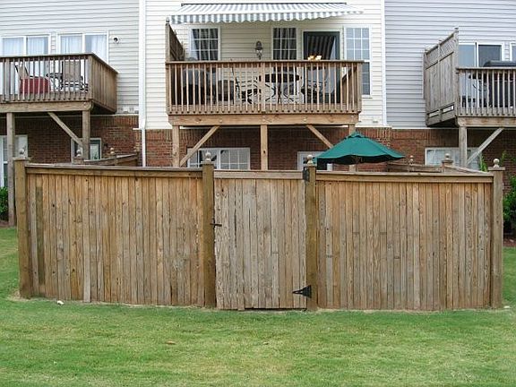 Fenced Patio