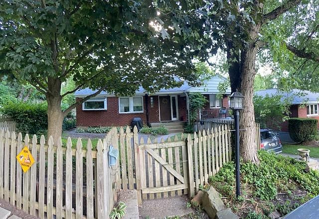 Fenced yard. Corner property.