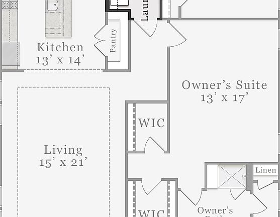 Optional - Laundry Room Optional Doors