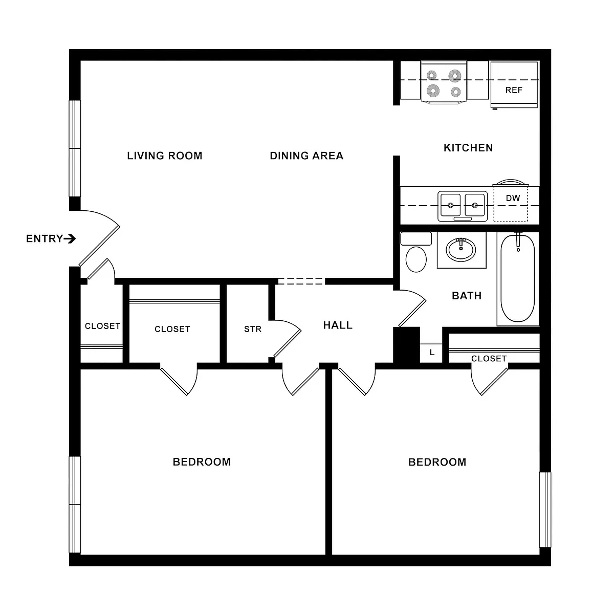Floor plan B1