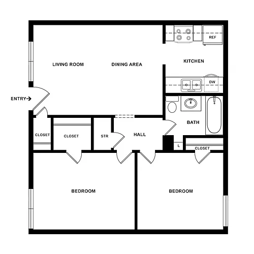 Floor plan B1