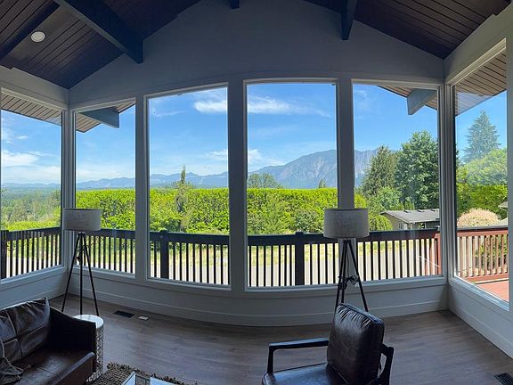 Mt. Si and hte Cascades from the living rm