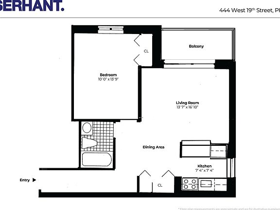2nd image of 445 W 19th St Penthouse E