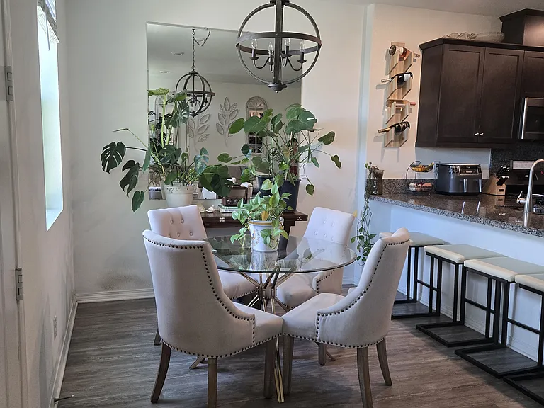 dining area- peninsula kitchen