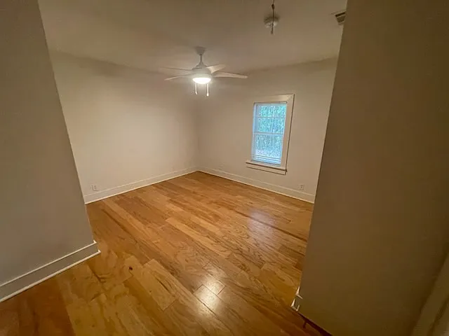 Middle bedroom is the master bedroom, with bathroom adjacent.