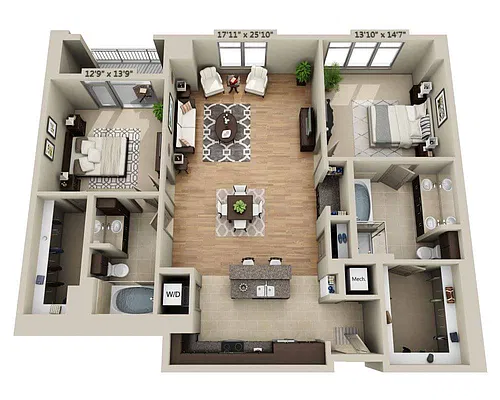 Floor plan Floorplan O