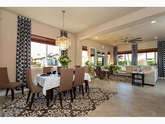 Spacious dining room for entertaining and family gatherings
