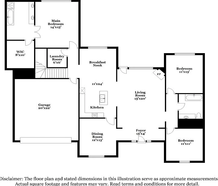 3 bed, 2.0 bath, 2200 sqft, $2,185 — Photo 2
