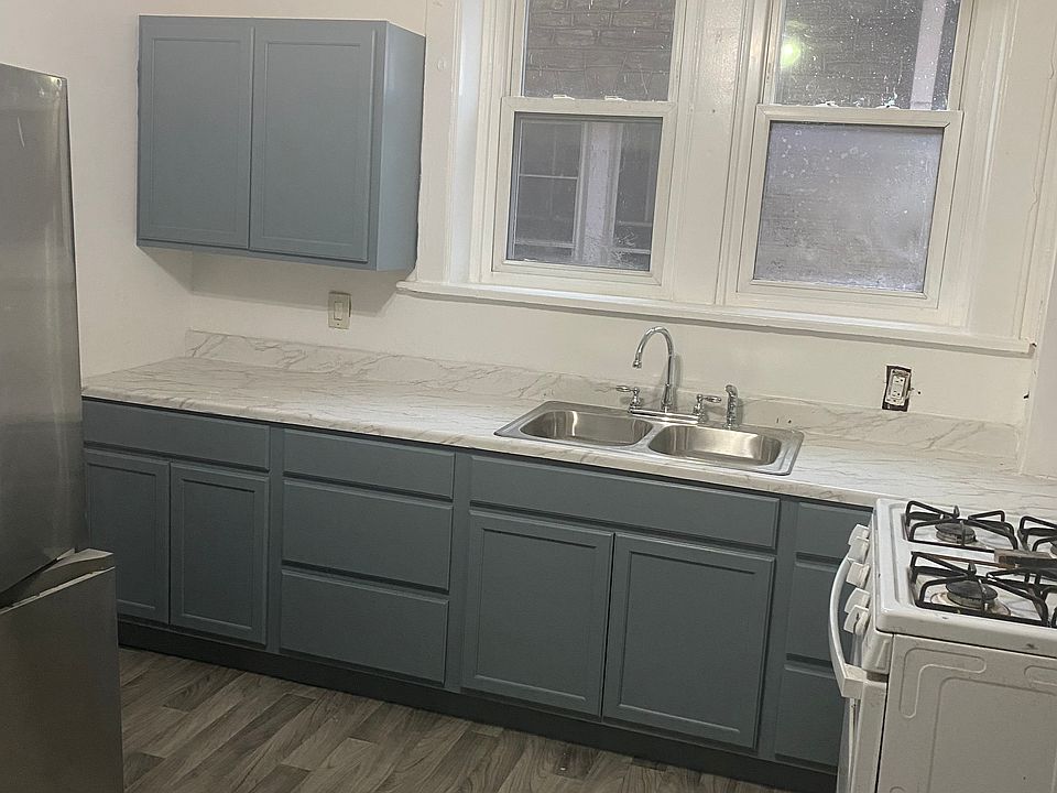 Kitchen - new flooring, cabinets and counter