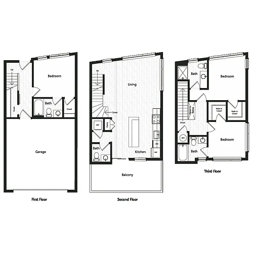 Floor plan Townhome 7