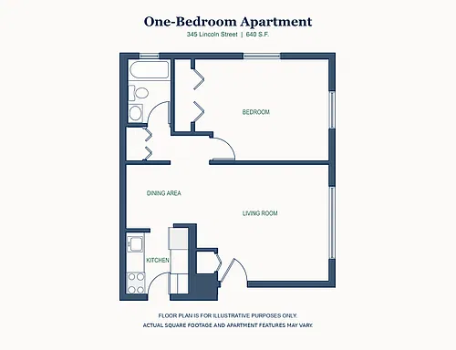Floor plan 1BR
