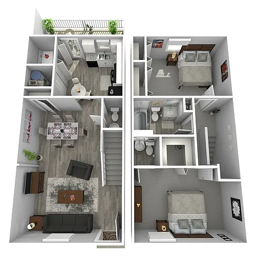 Floor plan Renderings III