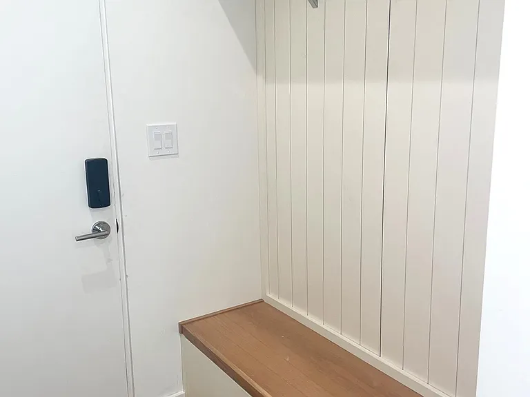 Mud room off garage