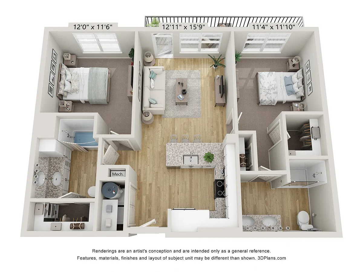 Floor plan B2 - Jasper