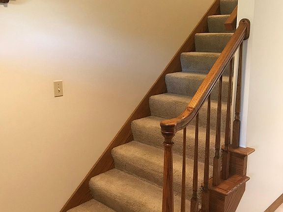 Stairs at front door.