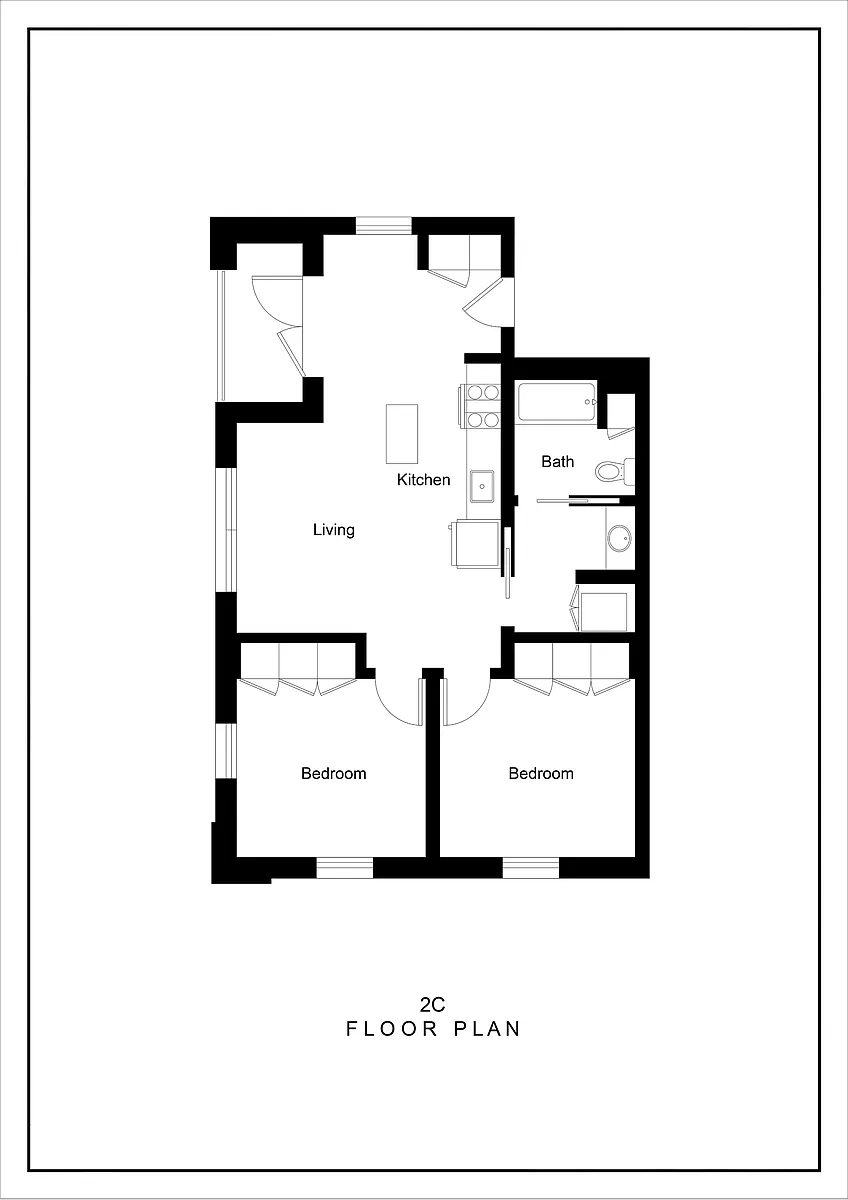 Floor plan 2C